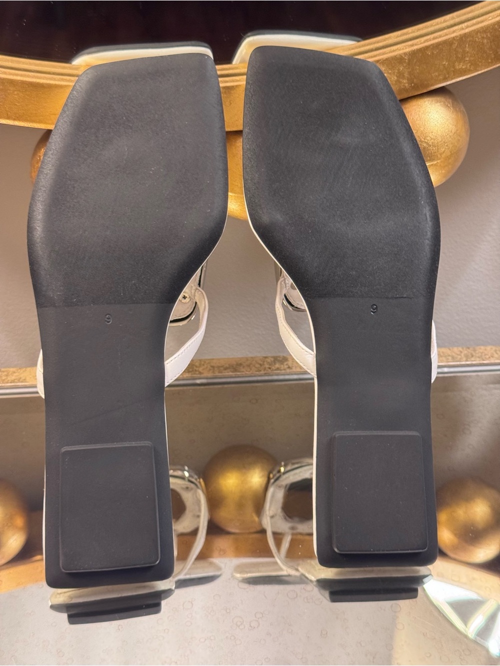 Jeffrey Campbell Linques Leather Ornament Flats Sandals - Size 9 - Picture 6 of 6